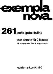 Duo-Sonate : für 2 Fagotte - Sofia Gubaidulina