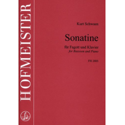 Sonatine : für Fagott und Klavier - Kurt Schwaen