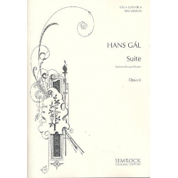 Suite op.6 : für - Hans Gal