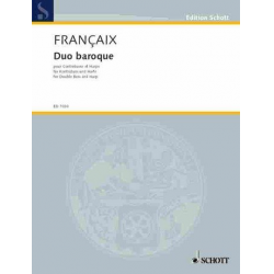 Duo baroque : pour contrebasse et - Jean Francaix