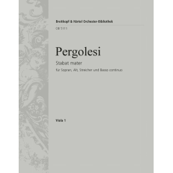 Stabat Mater : für Sopran, Alt, - Giovanni Battista Pergolesi