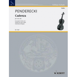 Cadenza per Viola Sola : Fassung - Krzysztof Penderecki