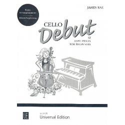 Cello Debut (+CD) : für Violoncello - James Rae
