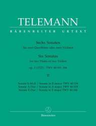 6 Sonaten op.2 Band 2 (Nr.4-6) : - Georg Philipp Telemann