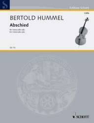 Abschied : für Violoncello solo - Bertold Hummel