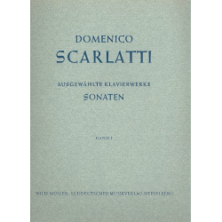 Ausgewählte Klavierwerke Band 1 : - Domenico Scarlatti