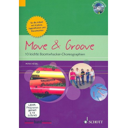 Move & groove (+CD-ROM) für Boomwhackers -Petra Hügel
