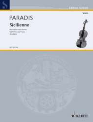 Sicilienne : for violin and piano - Maria Theresia von Paradis