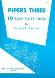 Pipers Three - 10 easy flute trios -Forrest L. Buchtel