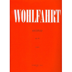 60 Etüden op.45 für Violine - Franz Wohlfahrt / Arr. Bohumil Kotmel