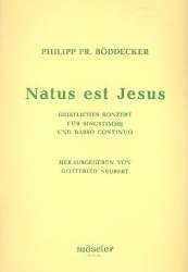 Natus est Jesus : geistliches Konzert - Philipp Friedrich Böddecker