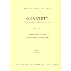 Quartett B-Dur op.8,5: für - Johann Christian Bach / Arr. Winfried Radeke