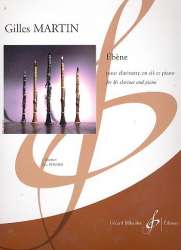 Ébène : pour clarinette et piano - Gilles Martin
