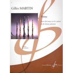 Ébène : pour clarinette et piano - Gilles Martin