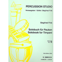 Solobuch Band 2 : für Pauken - Siegfried Fink
