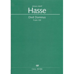 Dixit Dominus (Psalm 109) : für - Johann Adolf Hasse