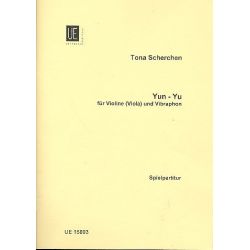 Yun-Yu für Violine (Viola) und Vibraphon - Tona Scherchen-Hsiao