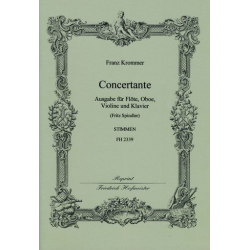 Concertante : für Flöte, Oboe, Violine -Franz Krommer