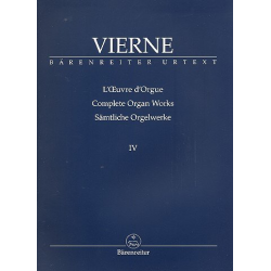 Sämtliche Orgelwerke Band 4 : - Louis Victor Jules Vierne