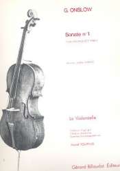 Sonate no.1 : pour violoncelle et - George Onslow