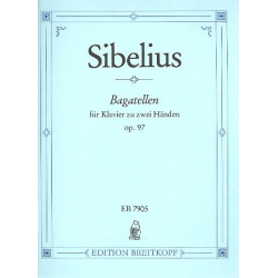 Bagatellen op.97 : für Klavier - Jean Sibelius