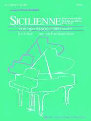 Sicilienne aus BWV1031 für 2 Klaviere 8 Hände -Johann Sebastian Bach / Arr.Mack Wilberg