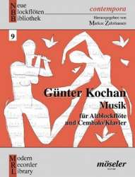 Musik für Altblockflöte und - Günter Kochan
