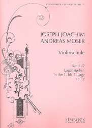 Violinschule Band 1 Teil 2  : - Joseph Joachim