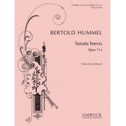 Sonata brevis : für Violoncello - Bertold Hummel