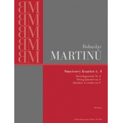 Streichquartett Nr.4 : - Bohuslav Martinu