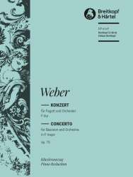 Konzert F-Dur op.75 für Fagott - Carl Maria von Weber / Arr. Ulrich Haverkampf