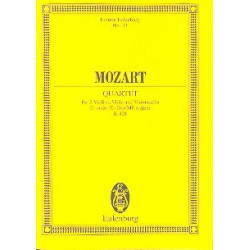 Streichquartett Es-Dur KV428 - Wolfgang Amadeus Mozart