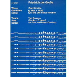 2 Sonaten : für Föte und Bc - Friedrich der Grosse