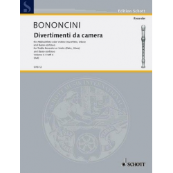 Divertimenti da camera Band 4 (Nr.7-8) : - Giovanni Bononcini