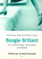 BOOGIE BRILLANT : FUER VIOLINE (VIOLA, CELLO) - Hansdieter Meier
