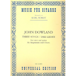 3 Songs : for voice and guitar - John Dowland