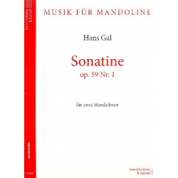 Sonatine op.59,1 : für 2 Mandolinen - Hans Gal
