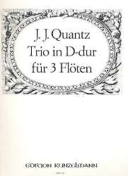 Trio D-Dur : für 3 Flöten -Johann Joachim Quantz