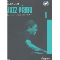 Jazz Piano Band 1 (+CD) : Harmonik, - Tim Richards