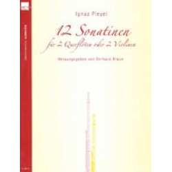 12 Sonatinen : für 2 Flöten - Ignaz Joseph Pleyel
