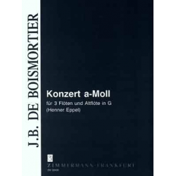 Konzert a-Moll : für - Joseph Bodin de Boismortier