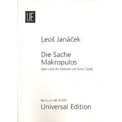 Die Sache Makropulos : Oper - Leos Janacek