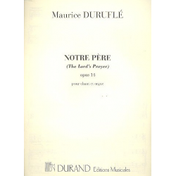Notre pere op.14 : - Maurice Duruflé