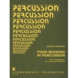 4 Seasons in Percussion : für - Joachim Sponsel