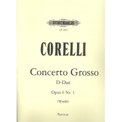 Concerto grosso D-Dur op.6,1 : für - Arcangelo Corelli