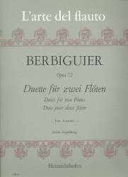 Duette für 2 Flöten op.72 - Benoit Tranquille Berbiguier