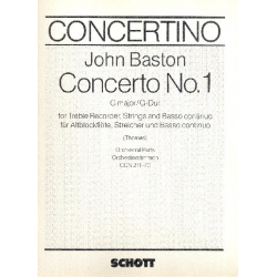 Konzert G-Dur Nr.1 : für - John Baston