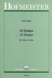 30 Etüden : für Tuba - Henri Adrien Louis Kling