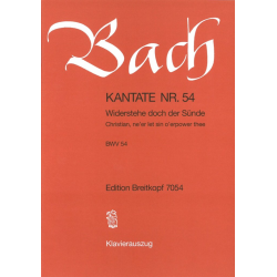 Widerstehe doch der Sünde : - Johann Sebastian Bach / Arr. Ulrich Haverkampf