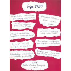 Ungarische Variationen : - Lajos Papp